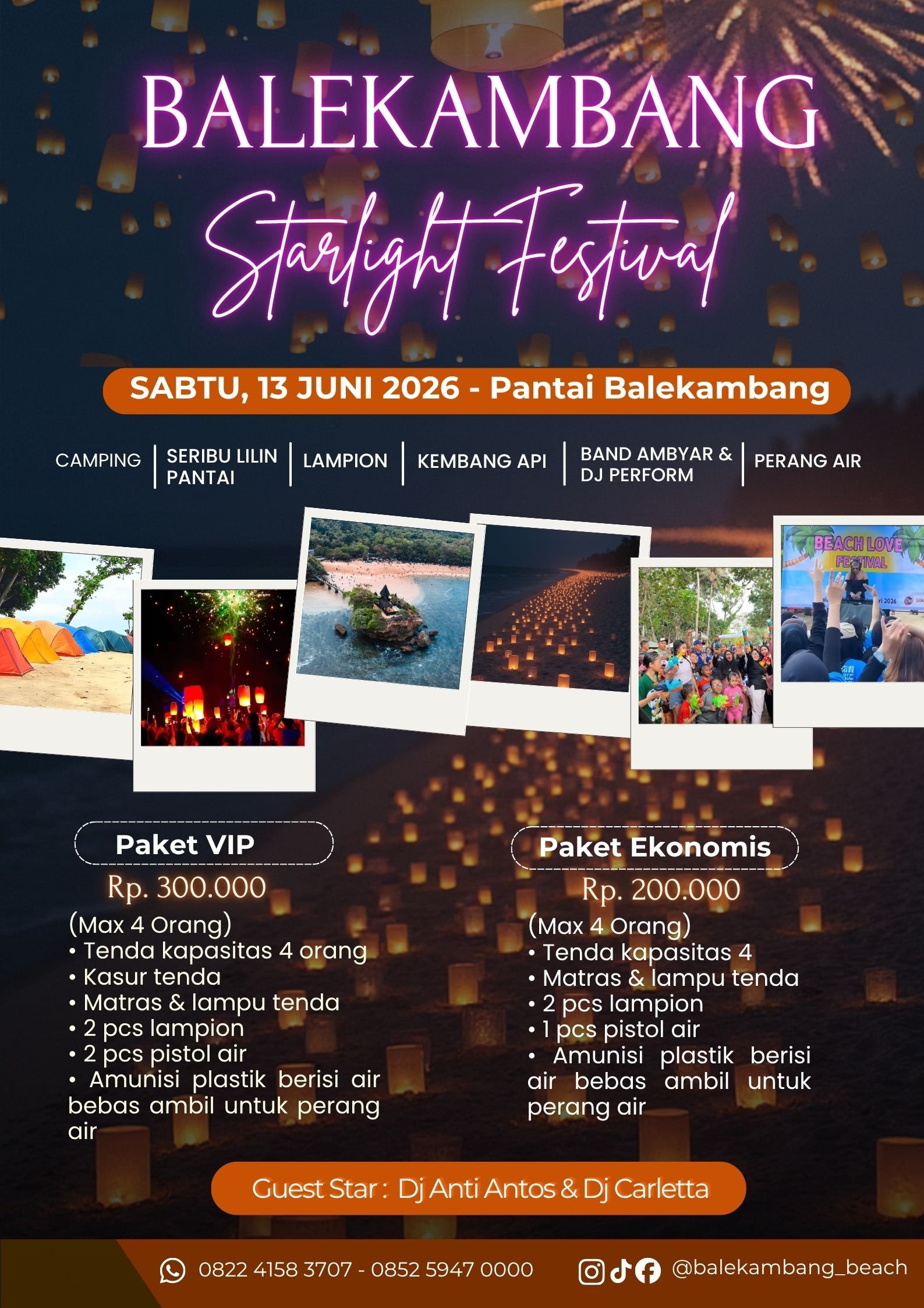 Flyer Balekambang Starlight Festival